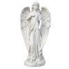 Lifelike Design 12.2" Magnesium Oxide Angel Statue Sculpture for Indoor Garden Outdoor Decor