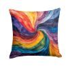 Gay Mosaic of Pride Throw Pillow Machine Washable, Indoor Outdoor Decorative Pillow for Couch, Bed or Patio, 14Hx14W