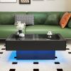 Coffee Table with Sliding Tabletop, Center Table with Hidden Storage Compartment, Extendable Table for Living Room