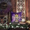 Chinese Crested King of Mardi Gras Throw Pillow Machine Washable, Indoor Outdoor Decorative Pillow for Couch, Bed or Patio, 18Hx18W