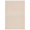 Washable Rug Soft Shaggy Beige 63"x90.6" Anti Slip