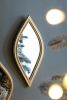 Decorative Mirror for Wall Decor, 2 Pieces Wall Accent, 6.5x13"
