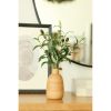 15' Artificial Olive Plant in Wood Finish Ceramic Vase â€“ Tabletop Decorative Accent