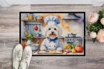 Coton de Tulear The Chef Doormat Front Door Mat Indoor Outdoor Rugs for Entryway, Non Slip Washable Low Pile, 24H X 36W