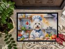 Coton de Tulear The Chef Doormat Front Door Mat Indoor Outdoor Rugs for Entryway, Non Slip Washable Low Pile, 24H X 36W